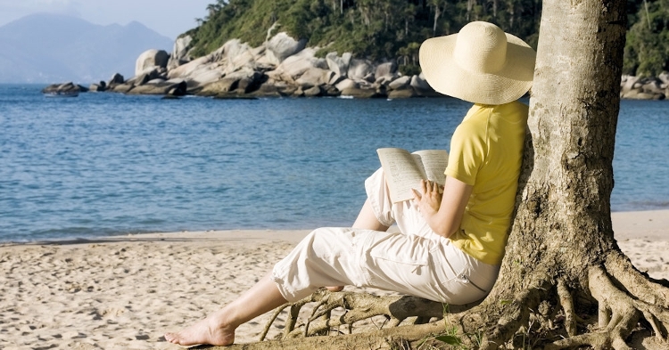 Luxury - sea sand shade and a good book Luxury - sea sand shade and a good book
