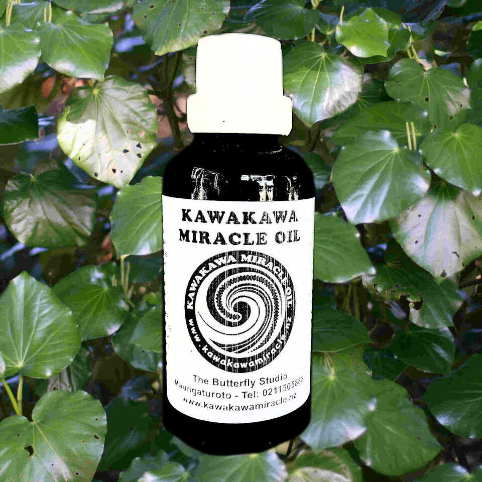 Organic Kawakawa Miracle Oil - Relieves joint and muscle pain. Improves skin condition. Organic Kawakawa Miracle Oil